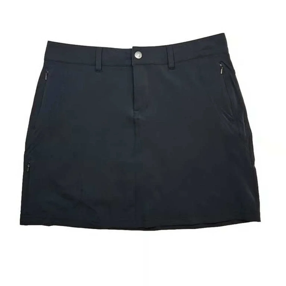REI Co-op Northway Skort Black Hiking Skirt Sz 10 Gorpcore‎ Outdoor Athletic